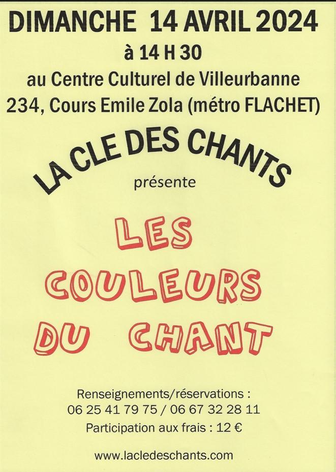 Les couleurs du chant